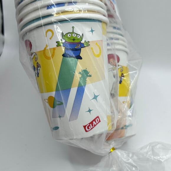 Glad Kids Disney Toy Story Cups Juice Water Paper Cups Birthday Party - Picture 6 of 7